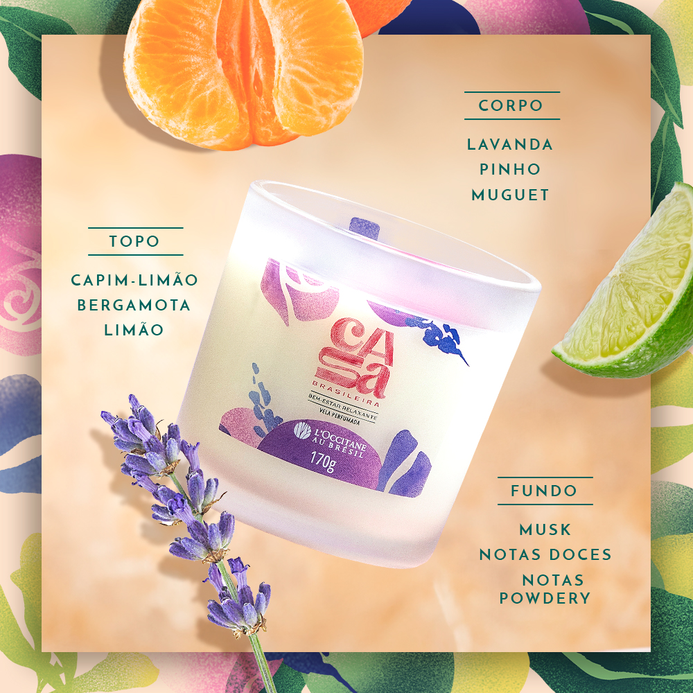 Vela Perfumada Bem-Estar Relaxante 170g, ,  large image number 1